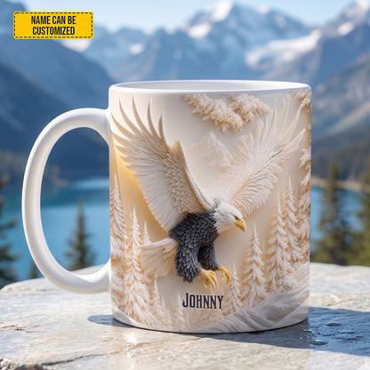 Personalized Eagle Mountain White Mug