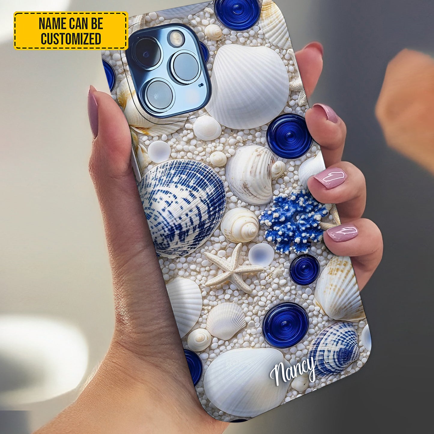 Personalized Seashell Phone Case
