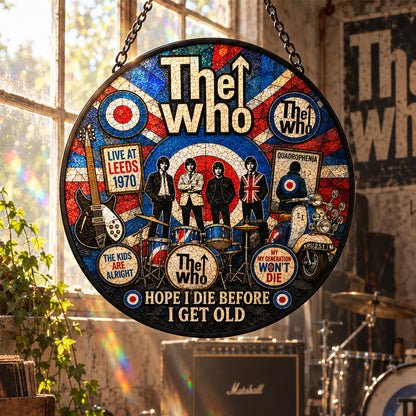 The Who Quadrophenia Music Legends Stained Glass Suncatcher
