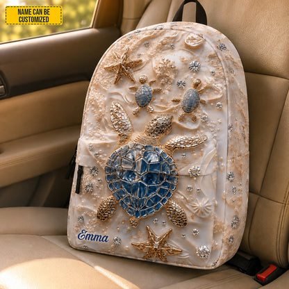 Personalized Sea Turtle - Kids Backpack