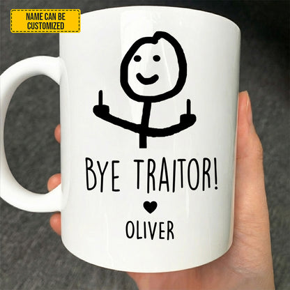 Good Luck - Personalized Coworker White Mug