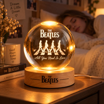 The Beatles All You Need Is Love Crystal Ball Night Light
