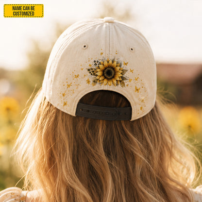 Be The Sunshine - Personalized Sunflower Classic Cap
