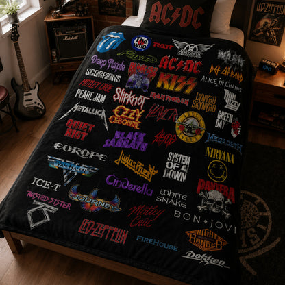 Rock Lovers - Classic Rock Legends Blanket Version 3
