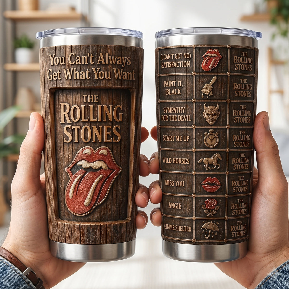 Rock Memories – Vintage The Rolling Stones Tumbler Version 21