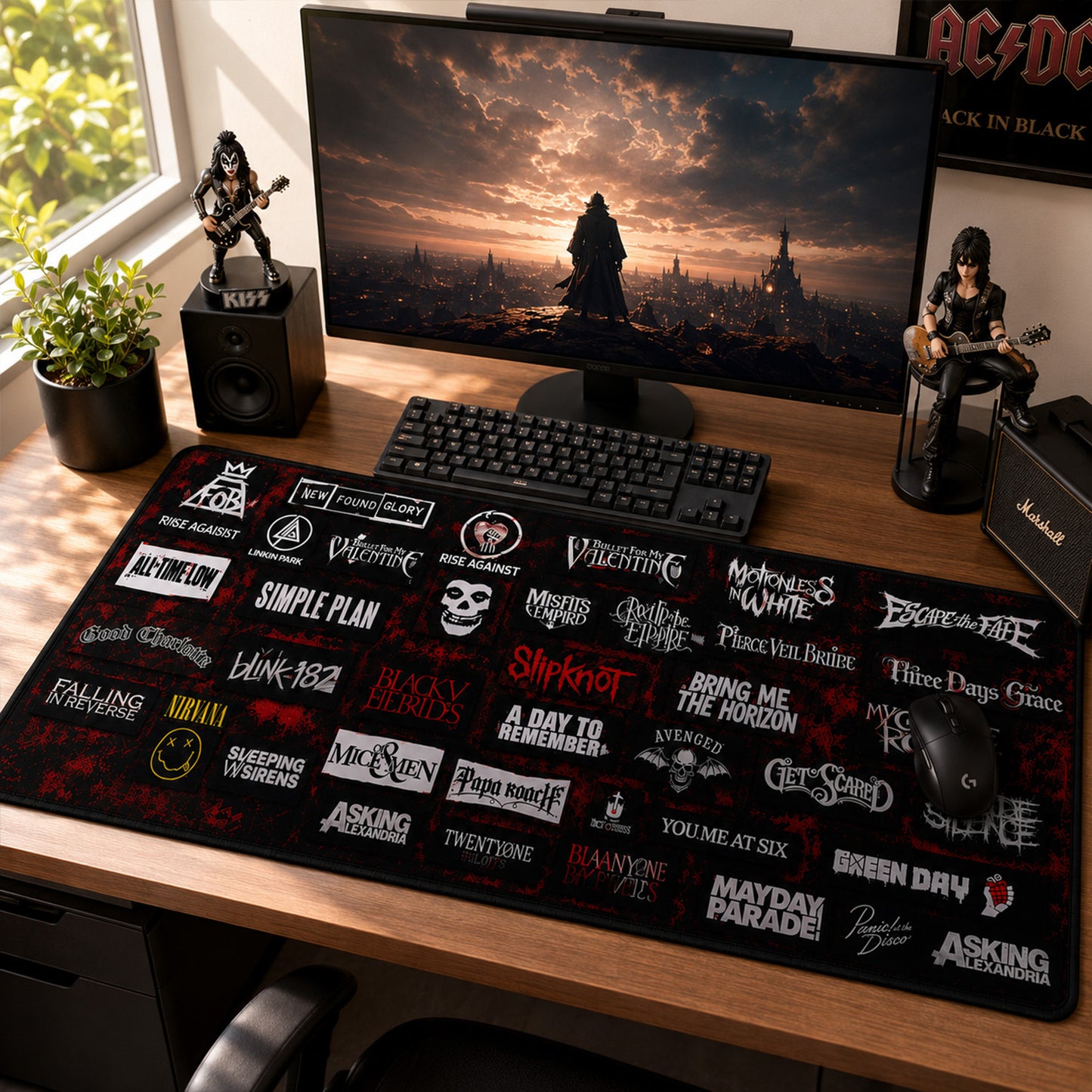 Rock Lovers – Classic Rock Legends Editions Desk Mat