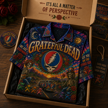 Grateful Dead Hawaiian Shirt - Vintage Music Fan Gift 2