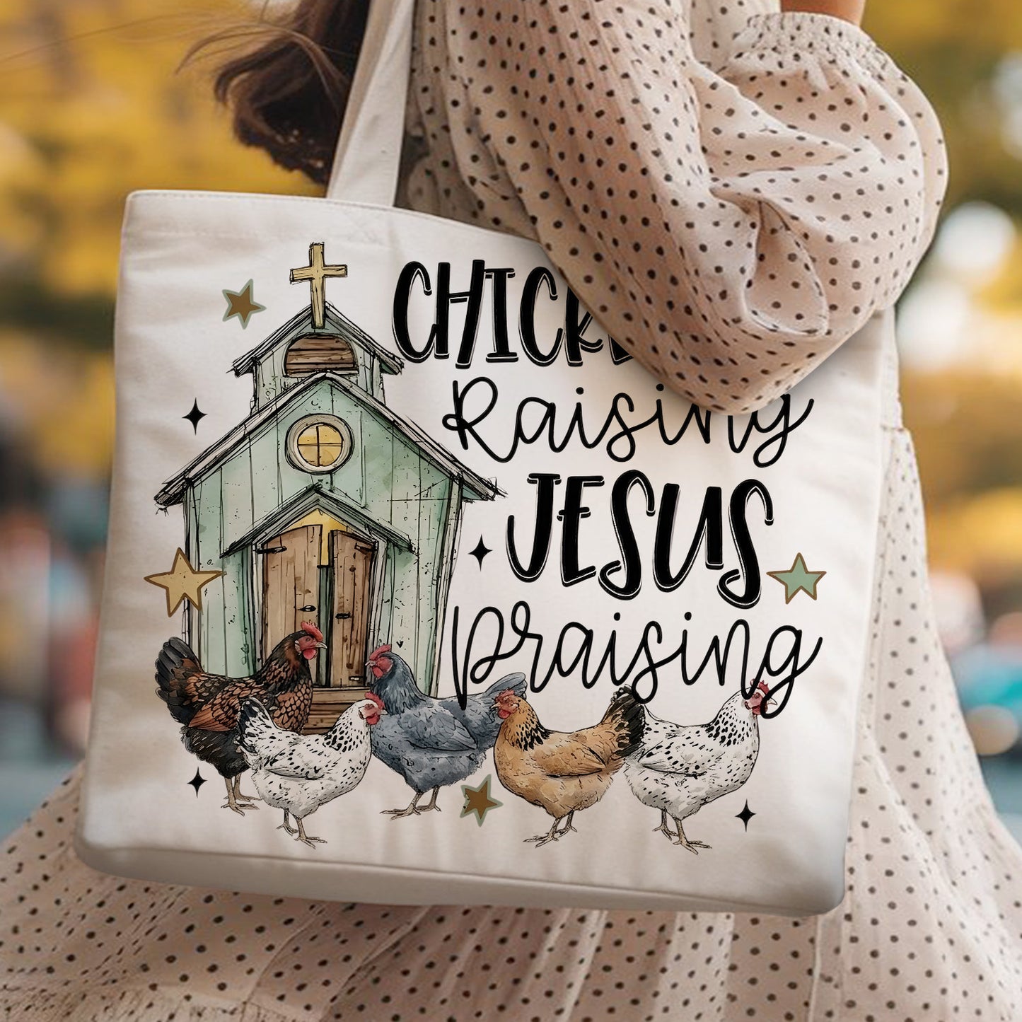 Chicken Raising - Chicken Tote Bag