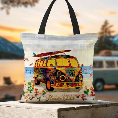 Flower Child - Hippie Tote Bag