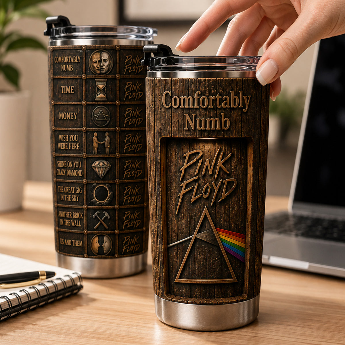 Classic Rock Memories – Vintage Pink Floyd Tumbler Version 20