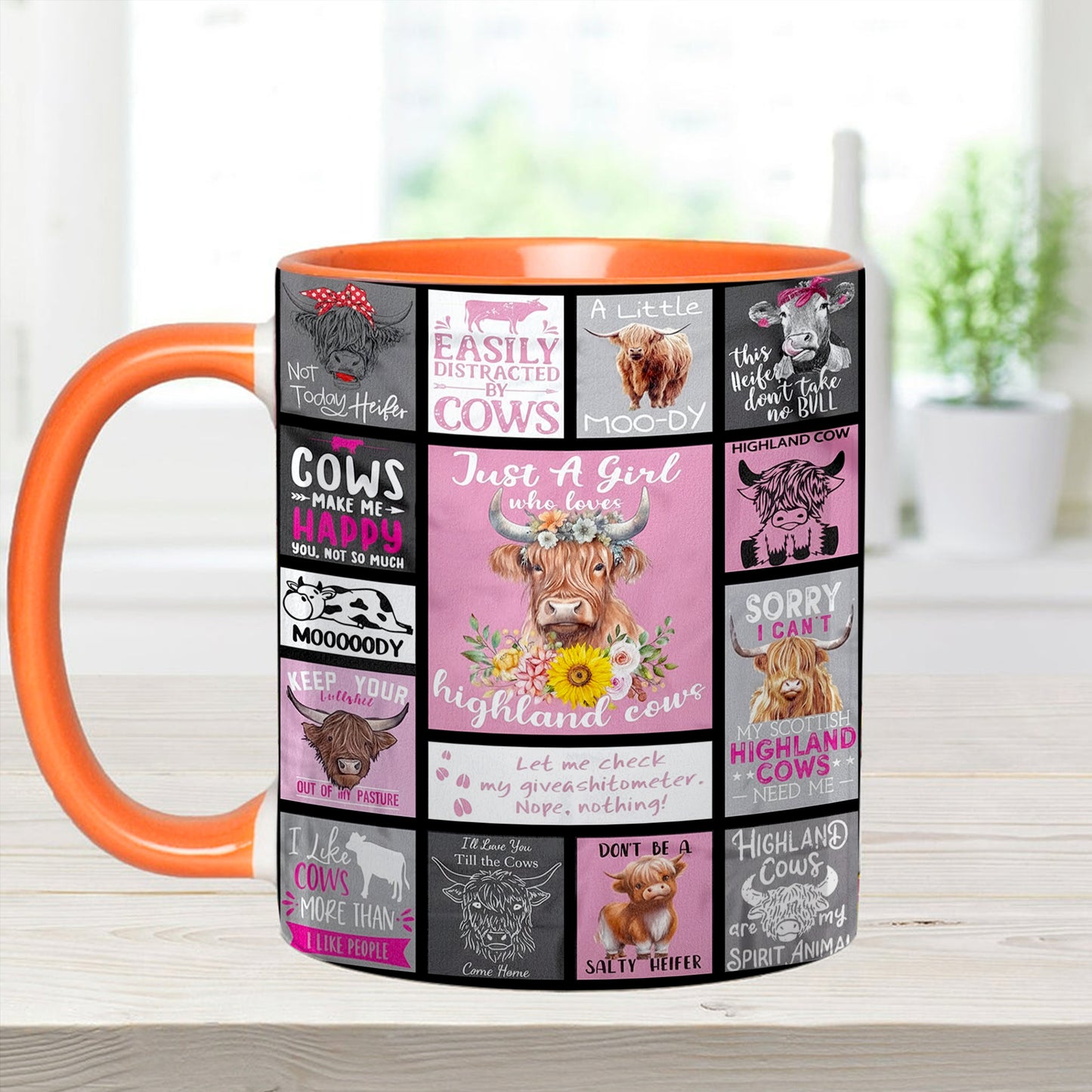 Adorable Cow Collection Accent Mug