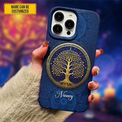 Personalized Hippie Tree Of Life Phone Case