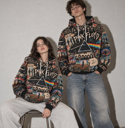 Pink Floyd Album Legacy All Over Print Hoodie