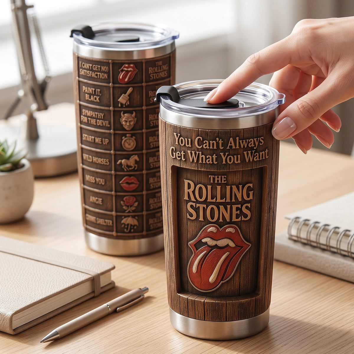 Rock Memories – Vintage The Rolling Stones Tumbler Version 21