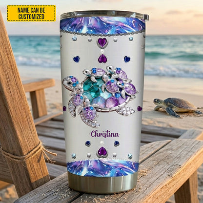 Nana Turtle Gift For Mom Grandma – Personalized Grandma Tumbler