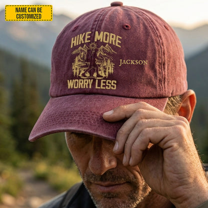 The 'Wanderlust' Heritage - Personalized Vintage Distressed Denim Cap