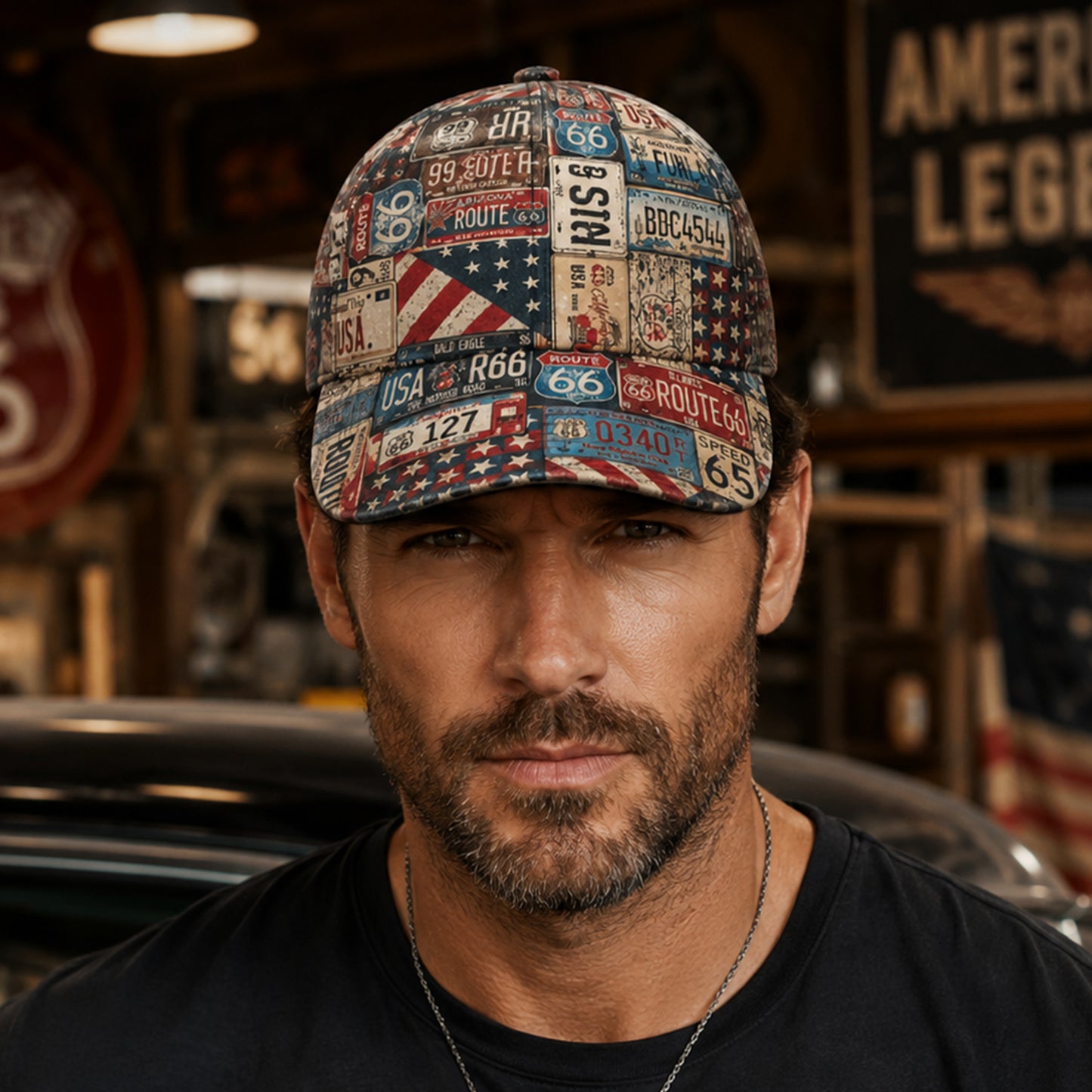 Vintage Route 66 Classic Cap