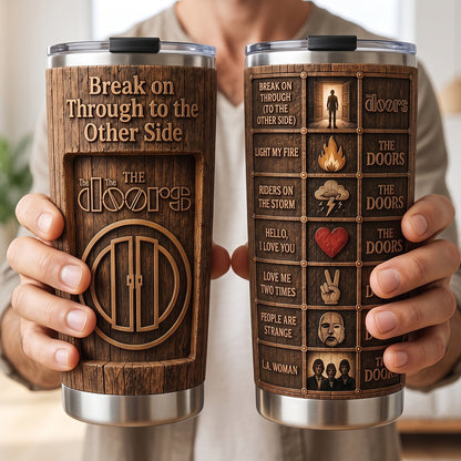 Classic Rock Memories – Vintage The Doors Tumbler Version 18