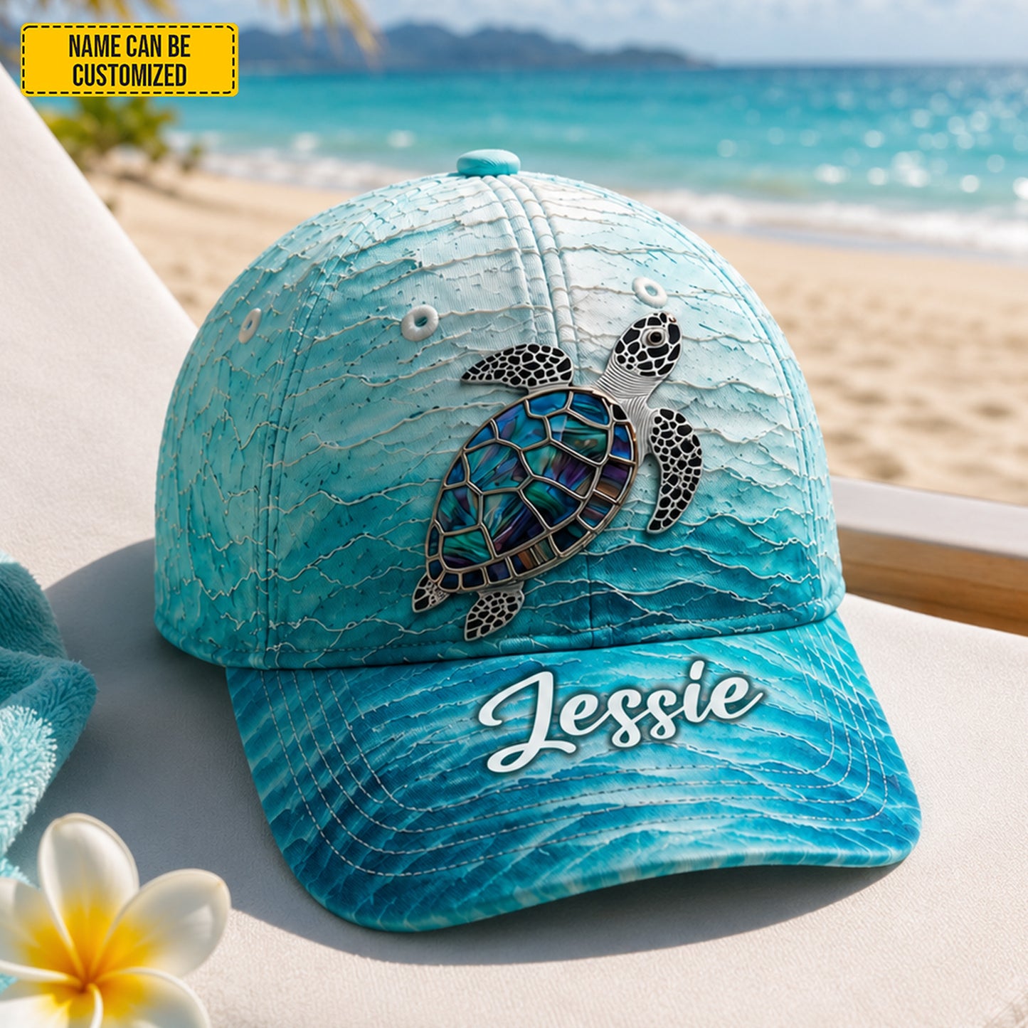 Personalized Sea Turtle Classic Cap