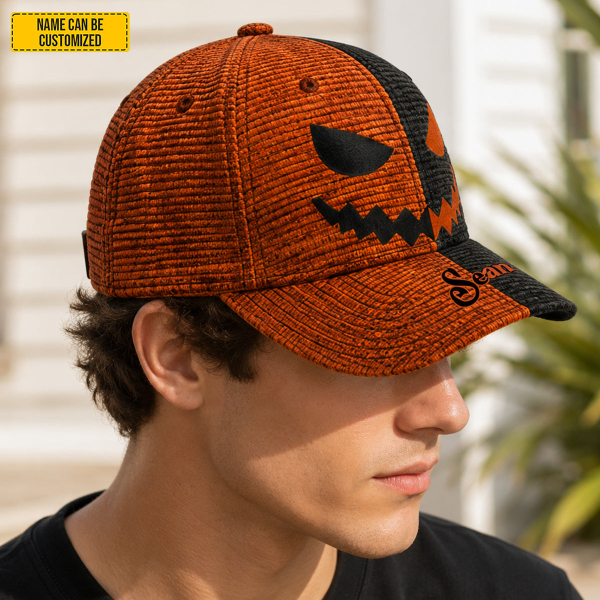 Halloween Horror Pumpkin Classic Cap Version 9