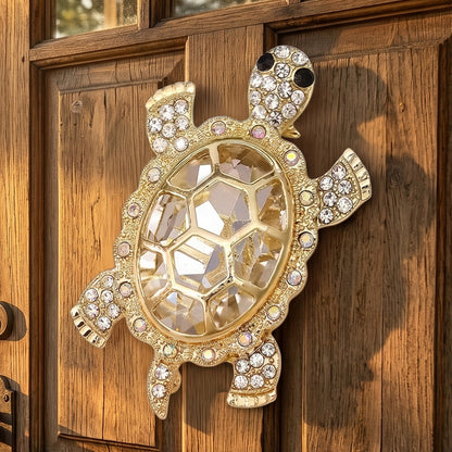 Sparkle Turtle Custom Shaped Metal Sign - Gift For Home Decor