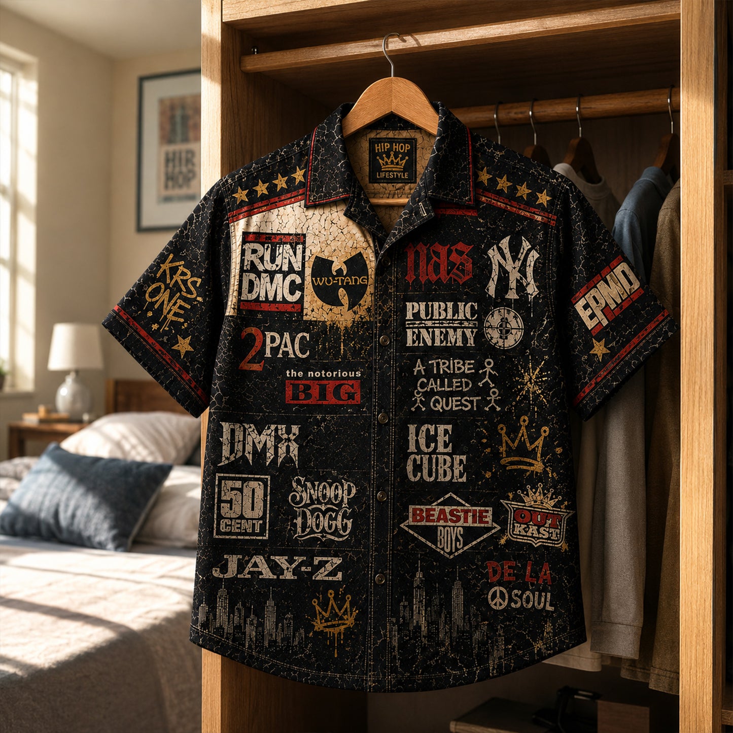 Hip Hop Legends Hawaiian Shirt - Vintage Music Fan Gift 2