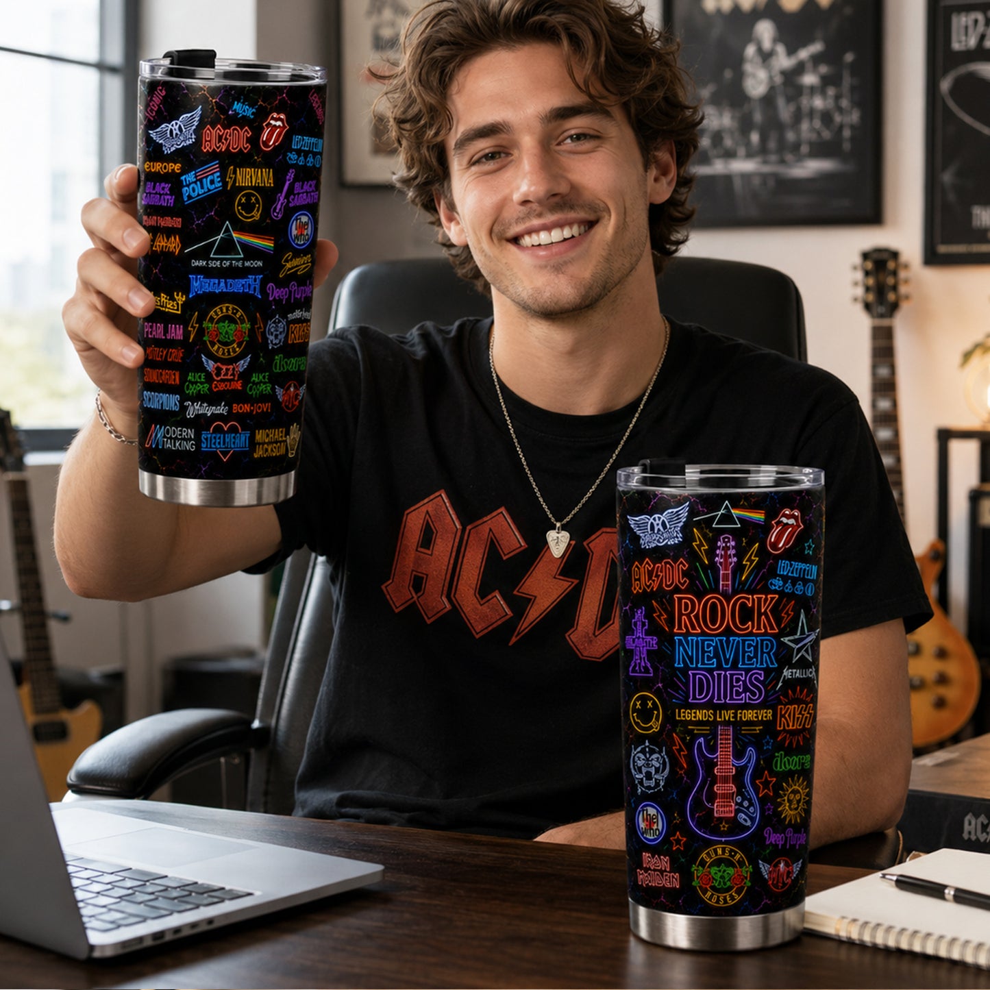 Rock Lovers - Classic Rock Legends Tumbler Version 15