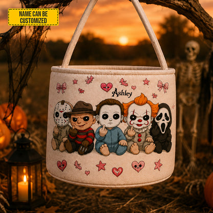 Personalized Halloween Trick-or-Treat Basket