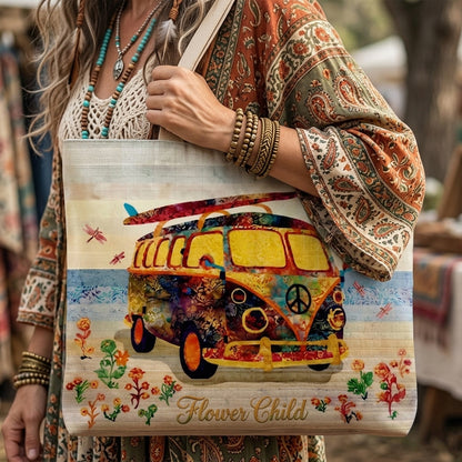 Flower Child - Hippie Tote Bag