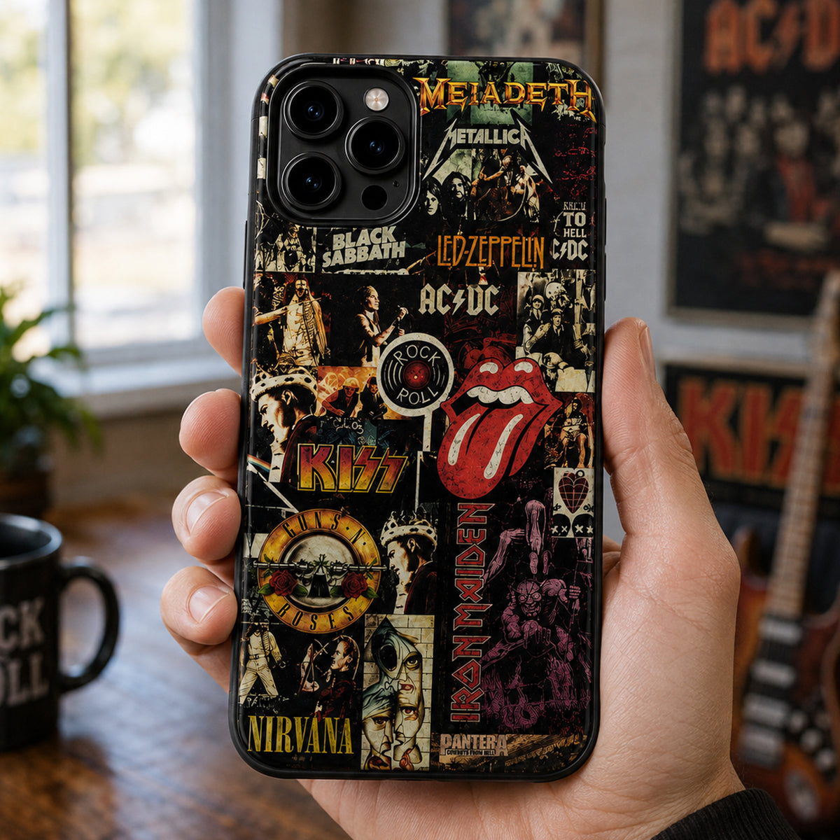 Rock Lovers - Classic Rock Legends Phone Case Version 5