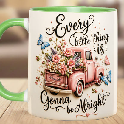 Every Little Thing Is Gonna Be Alright - Truck Accent Mug