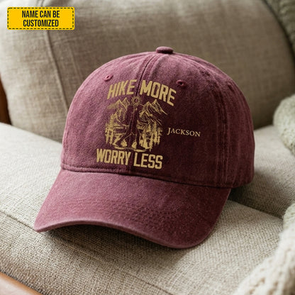 The 'Wanderlust' Heritage - Personalized Vintage Distressed Denim Cap