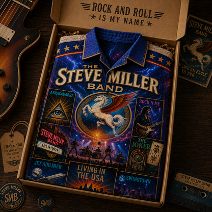 Steve Miller Band Hawaiian Shirt - Vintage Music Fan Gift