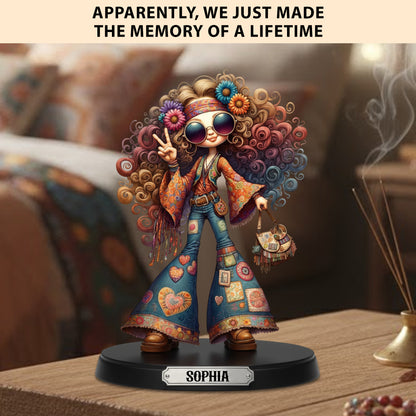 Peace & Love – Personalized Hippie Acrylic Plaque