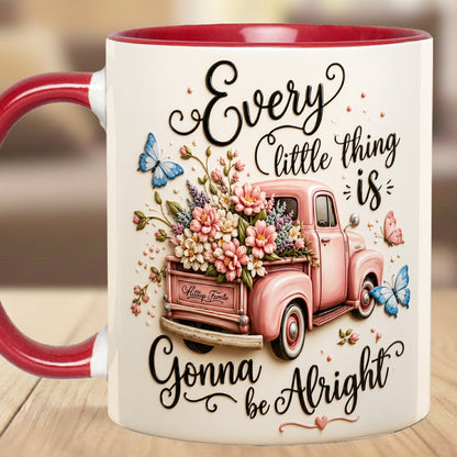 Every Little Thing Is Gonna Be Alright - Truck Accent Mug