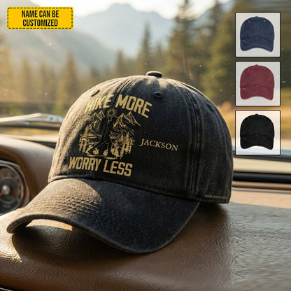 The 'Wanderlust' Heritage - Personalized Vintage Distressed Denim Cap