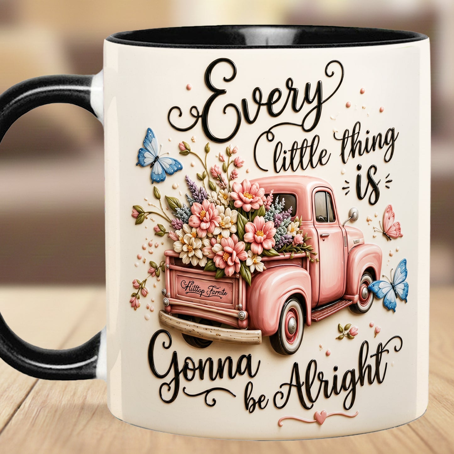 Every Little Thing Is Gonna Be Alright - Truck Accent Mug