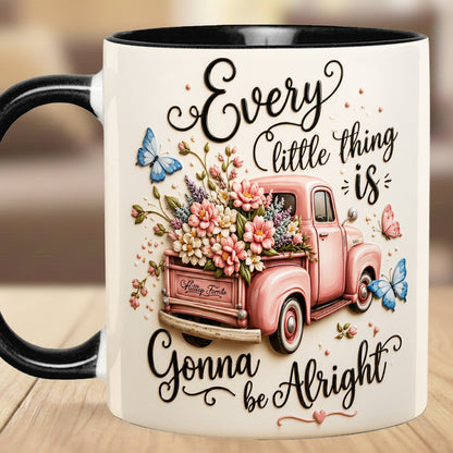 Every Little Thing Is Gonna Be Alright - Truck Accent Mug