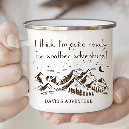 Ready For Another Adventure - Personalized Outdoors Enamel Mug