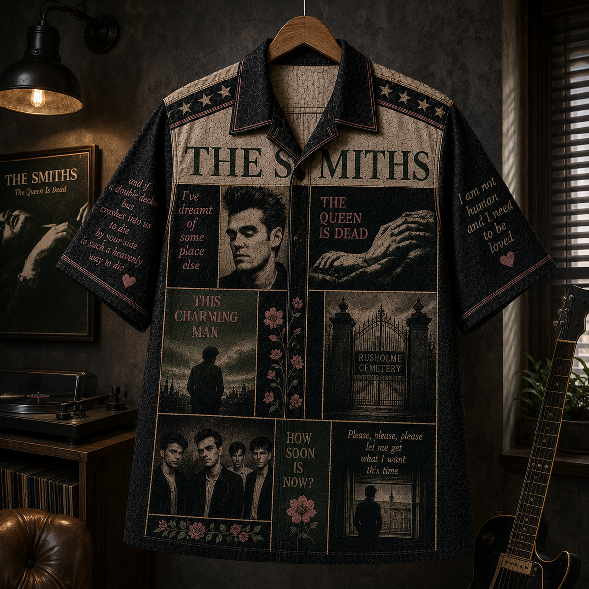The Smiths Hawaiian Shirt - Vintage Music Fan Gift