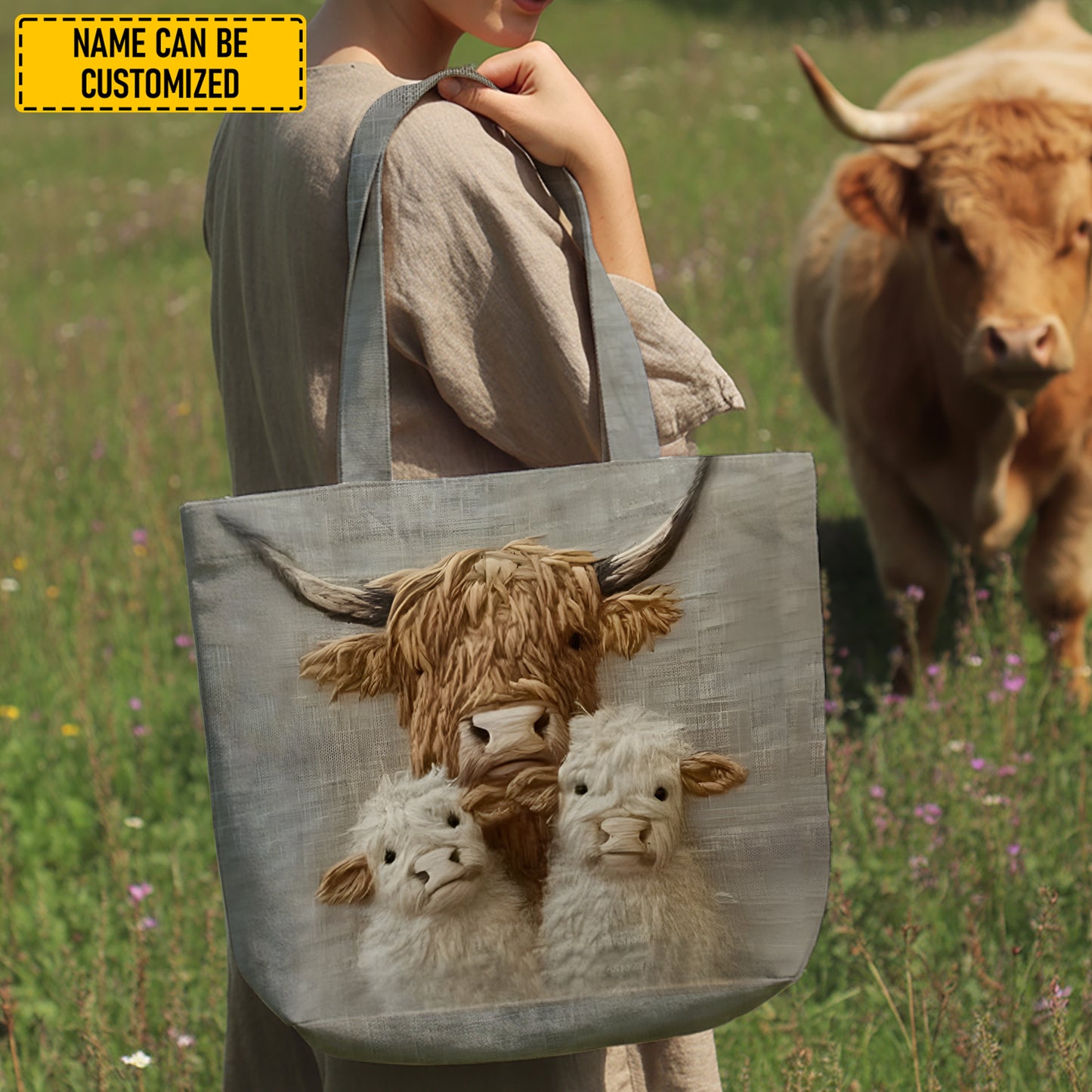 Highland Family – Cow Lover Tote Bag