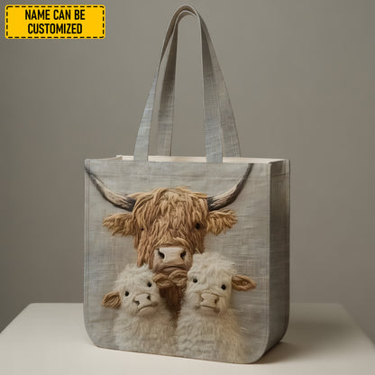 Highland Family – Cow Lover Tote Bag