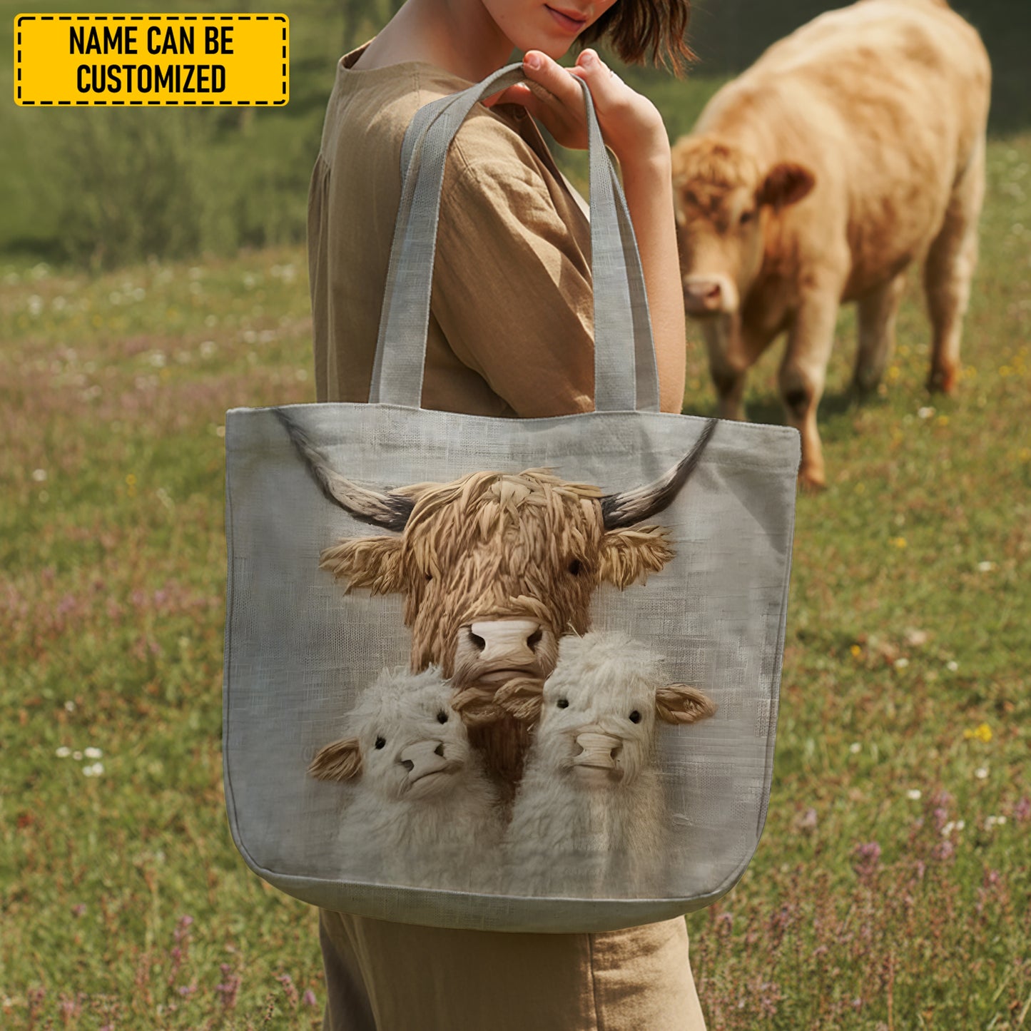 Highland Family – Cow Lover Tote Bag