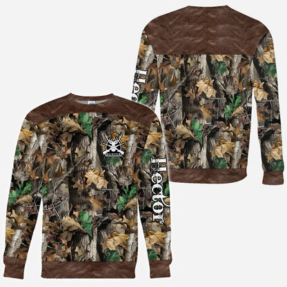Camo Buck Hunter – Personalized Hunting All Over Shirt
