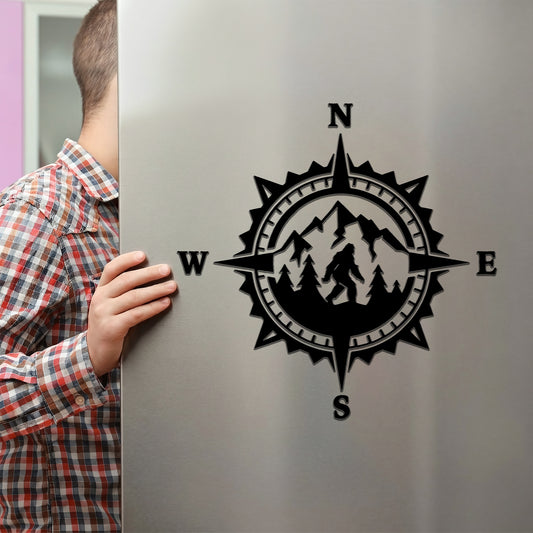 Sasquatch Compass Magnet