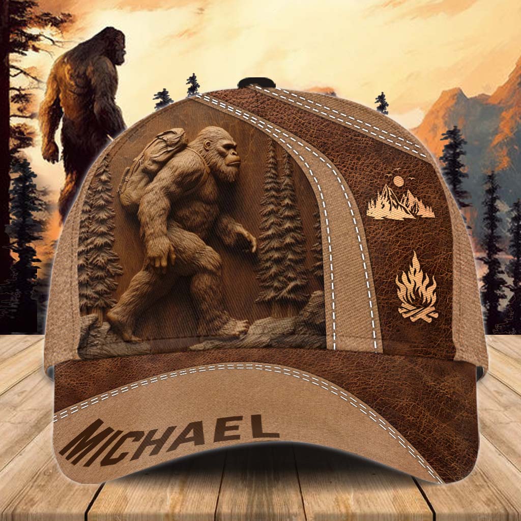 Bigfoot Sasquatch Legend In Trees - Personalized Camping Outdoor Classic Cap
