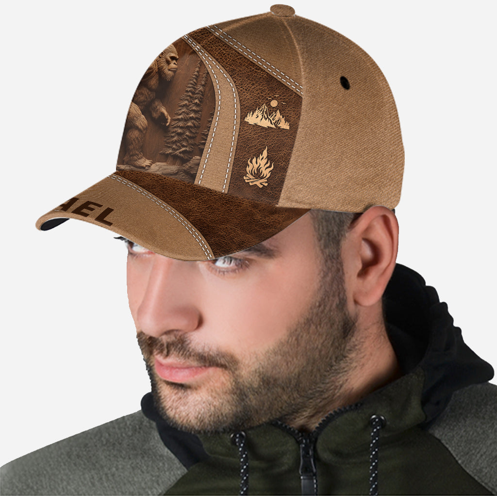 Bigfoot Sasquatch Legend In Trees - Personalized Camping Outdoor Classic Cap