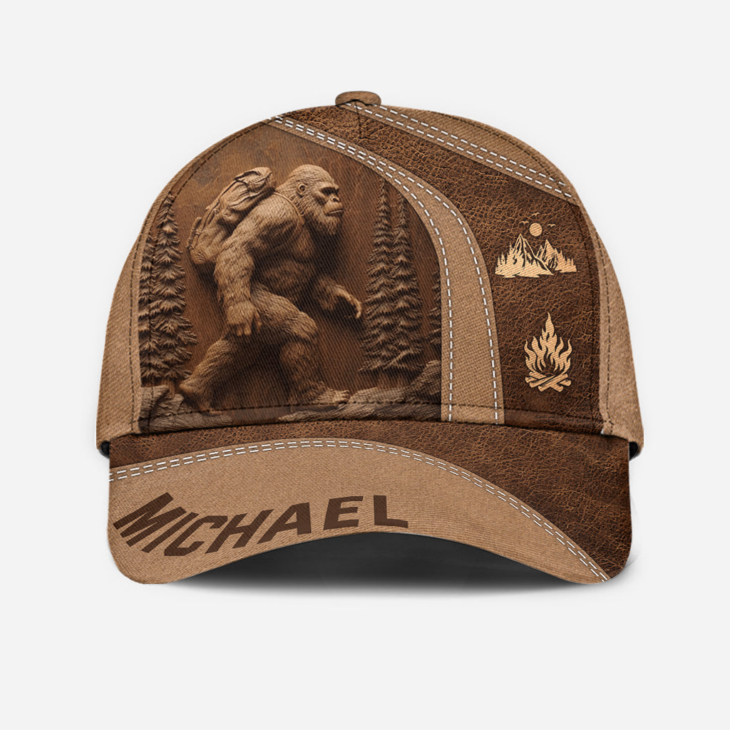 Bigfoot Sasquatch Legend In Trees - Personalized Camping Outdoor Classic Cap