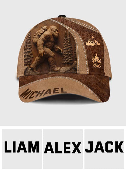 Bigfoot Sasquatch Legend In Trees - Personalized Camping Outdoor Classic Cap