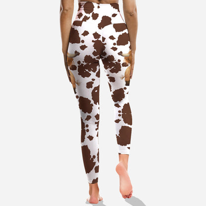 Personalized Highland Cow Hoodie and Leggings